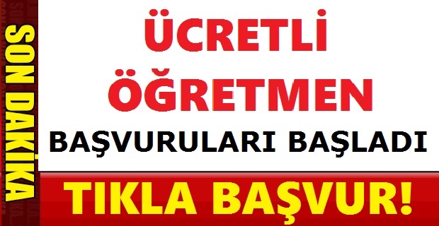 Ücretli Öğretmenlik Başvuruları Başladı