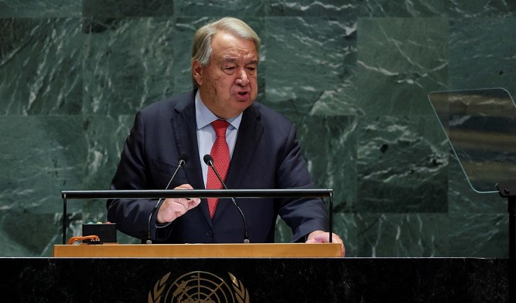 BM Genel Sekreteri Guterres: “Filistinliler için Devlet Bir Hak, Bir Ödül Değil”
