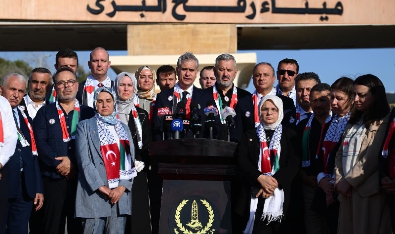 Cumhur İttifakı Heyetinden Refah Sınır Kapısı’ndan Gazze İçin Acil Çağrı