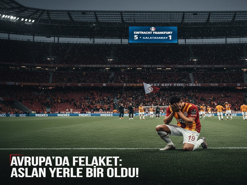 Avrupa’da Felaket Gecesi: Galatasaray, Frankfurt Karşısında Yerle Bir Oldu!