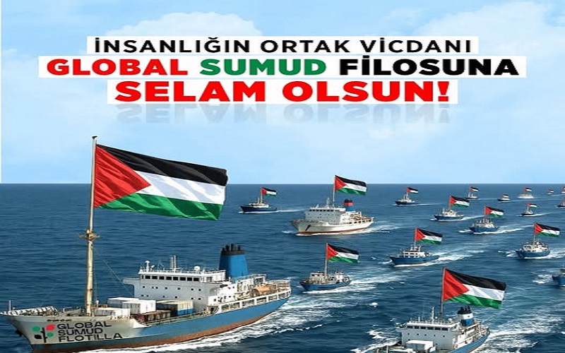 İnsanlığın Ortak Vicdanı Global Sumud Filosu Akdeniz’de