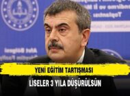 Lise Eğitim Süresi Tartışması: “Gençlik Okumuyor, Liseler 3 Yıla Düşürülsün” Çağrısı
