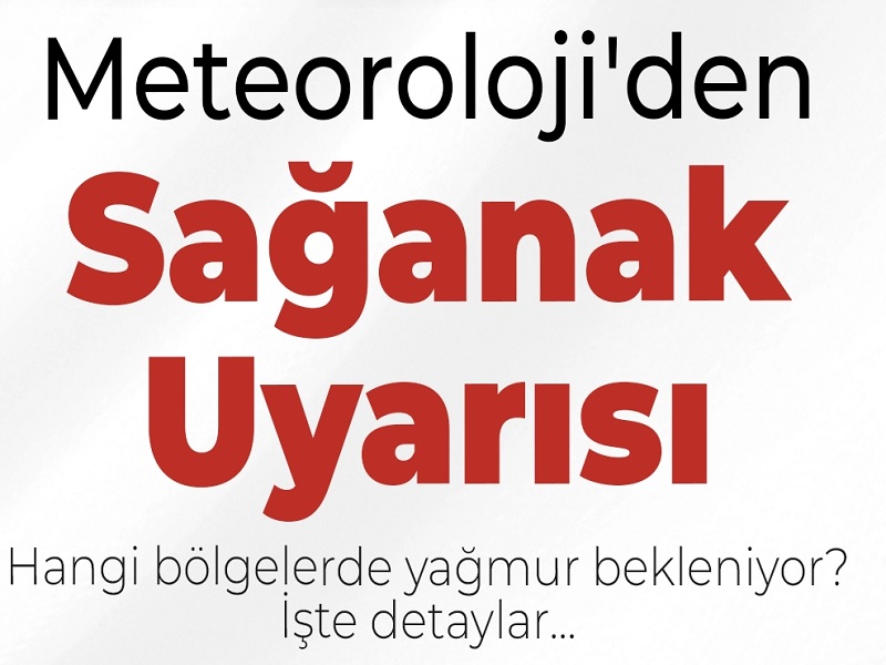 Bakan Yerlikaya’dan Sağanak Yağış Uyarısı: İç Ege, İç Anadolu ve Orta Karadeniz Dikkat!