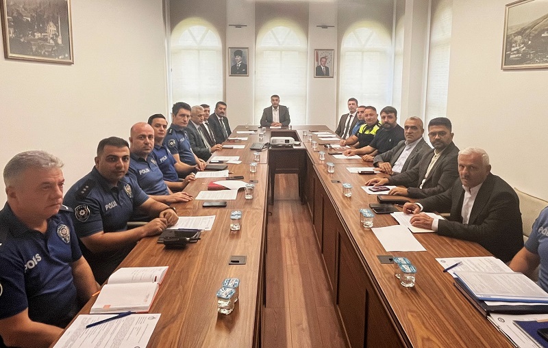 Kaymakam Yüksel KARA Başkanlığında Spor Güvenlik Kurulu Toplantısı Yapıldı
