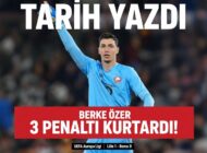 TARİH YAZDI: BERKE ÖZER, ÜST ÜSTE 3 PENALTI KURTARARAK LİLLE’E HAYAT VERDİ!