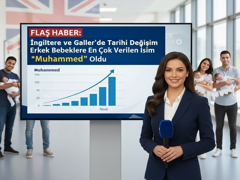 İngiltere ve Galler’de Tarihi Değişim! Erkek Bebeklere En Çok Verilen İsim Muhammed Oldu