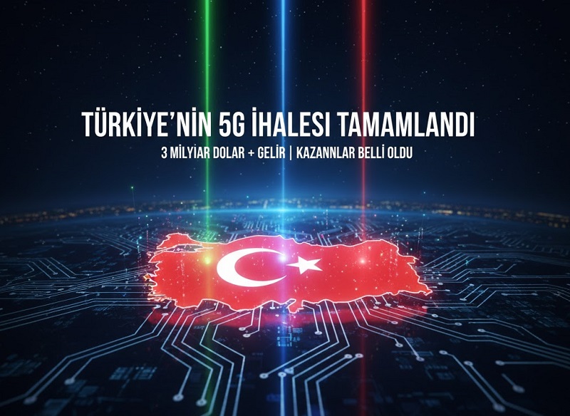 5G İhalesi Tamamlandı! Devletin Kasasına 3,5 Milyar Doları Aşan Gelir