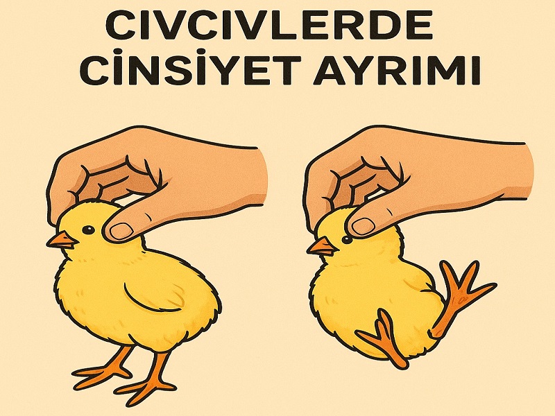Civcivlerin Cinsiyeti İçin İlginç Bir Gözlem