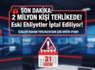 2 MİLYON KİŞİ TEHLİKEDE! Eski Ehliyetler İptal Ediliyor!