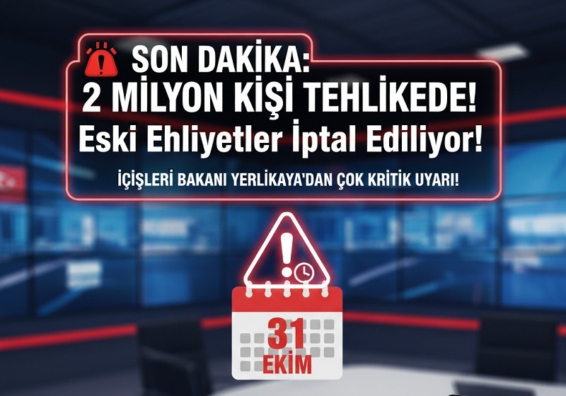 2 MİLYON KİŞİ TEHLİKEDE! Eski Ehliyetler İptal Ediliyor!