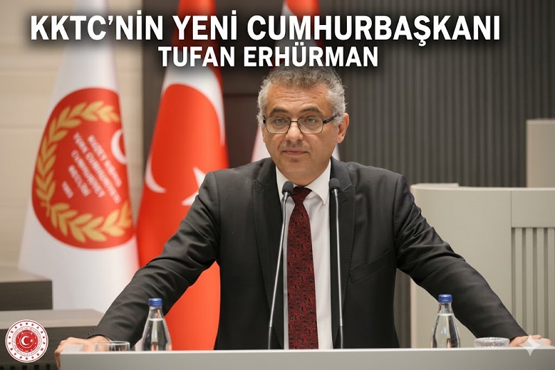 KKTC’nin Yeni Cumhurbaşkanı Tufan Erhürman Oldu