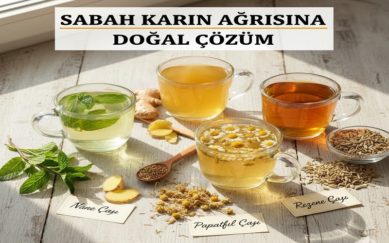 Karın Ağrısına Doğal Çözüm: Midenizi Sakinleştiren 4 Bitki Çayı