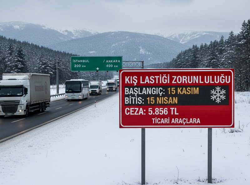 Kış Lastiği Zorunluluğu Başlangıç Tarihi Öne Çekildi: Süre 5 Aya Uzatıldı