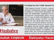 Ortadoğu’da Asıl Tehdit Siyonist İsrail’dir