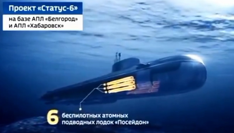 Rusya’dan Yeni Nükleer Hamle: ‘Poseidon’ Denizaltı Aracı Test Edildi