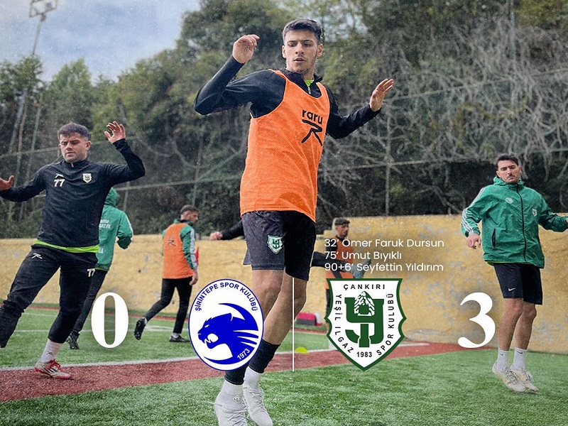 Şirintepe, Evinde Yeşil Ilgaz’a Boyun Eğdi: 0-3
