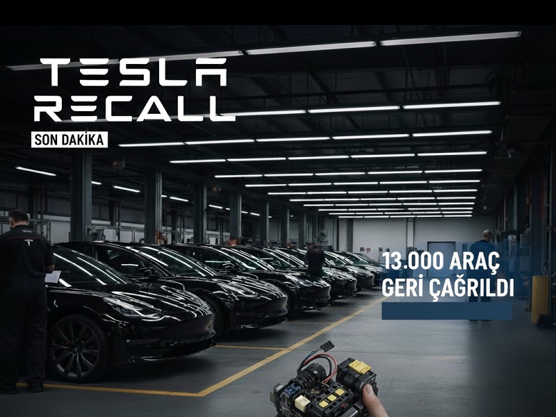 TESLA, 13 bin aracı geri çağırdı