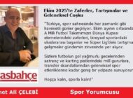 Ekim 2025’te Zaferler, Tartışmalar ve Geleneksel Coşku