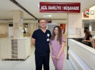 BABA İLE KIZI AYNI HASTANEDE ŞİFA DAĞITIYOR