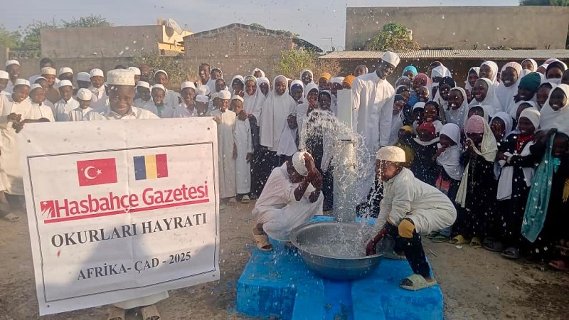Hasbahçe Gazetesi Okurları Afrika’ya Can Suyu Oldu: Su Kuyusu Kur’an Kursu Öğrencilerine Emanet!