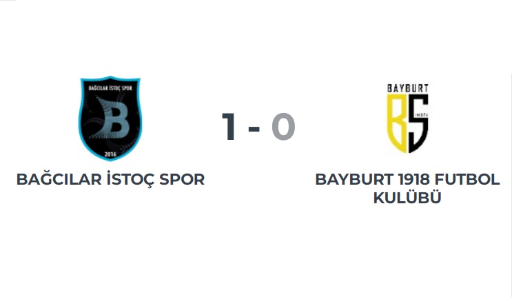 Mahmutbey Stadı’nda Tek Gol: Bağcılar İstoç Spor, Bayburt 1918’i 1-0 Yendi
