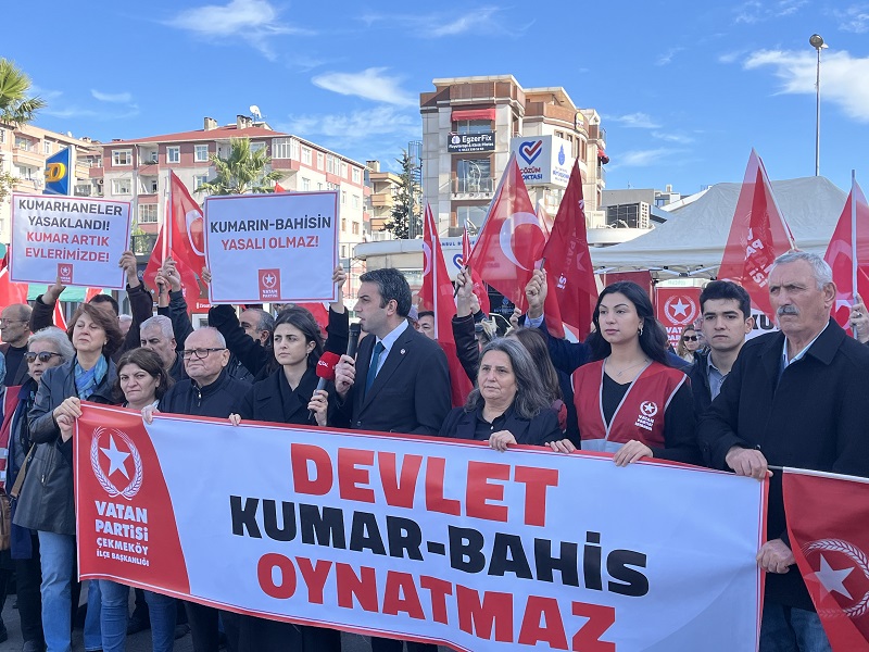 Vatan Partisi’nden Yasa Dışı Bahisle Mücadele ve “Üretim Devrimi” Çağrısı