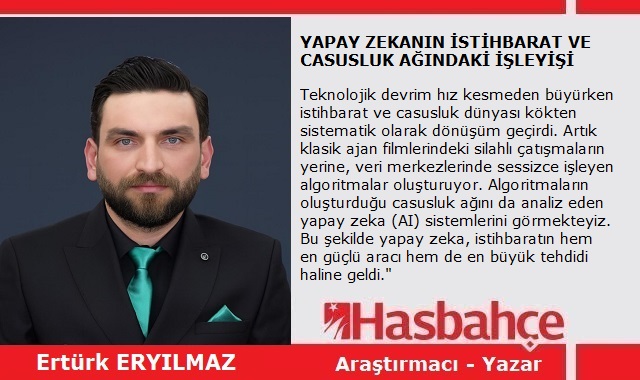 YAPAY ZEKANIN İSTİHBARAT VE CASUSLUK AĞINDAKİ İŞLEYİŞİ 