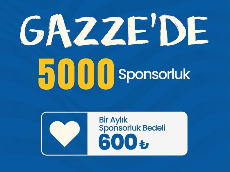 Yetim Vakfı’ndan Gazzeli Yetimlere Destek Çağrısı: 5000 Yetim İçin Sponsorluk Kampanyası Başlatıldı