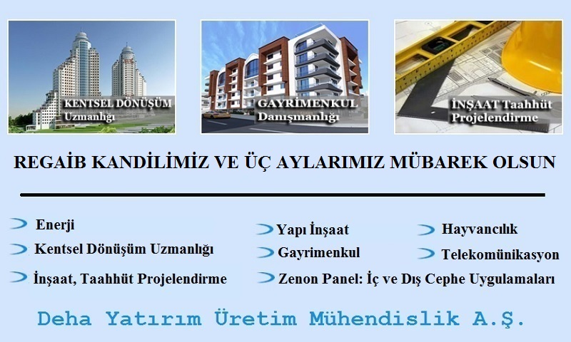 Deha Yatırım’dan Regaib Kandili ve Üç Aylar Mesajı