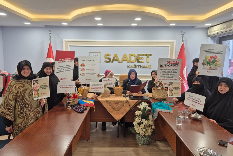 Saadet Partisi Kağıthane Kadın Kolları’ndan Yerli Malı Haftası’nda “Ekonomik Bağımsızlık” Çağrısı