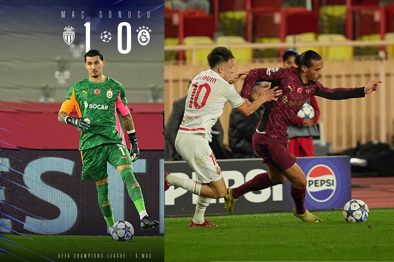 Şampiyonlar Ligi’nde Galatasaray, Monaco Deplasmanında Puan Alamadı