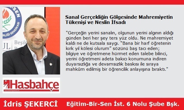 Sanal Gerçekliğin Gölgesinde Mahremiyetin Tükenişi ve Neslin İfsadı