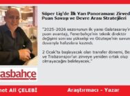 Süper Lig’de İlk Yarı Panoraması: Zirvedeki Puan Savaşı ve Devre Arası Stratejileri