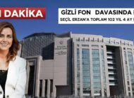 “GİZLİ FON” DAVASINDA KARAR! SEÇİL ERZAN’A TOPLAM 102 YIL 4 AY HAPİS CEZASI