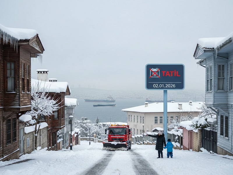 İstanbul’da Kar Esareti: 5 İlçede Okullar Tatil Edildi, İdari İzinler Başladı!