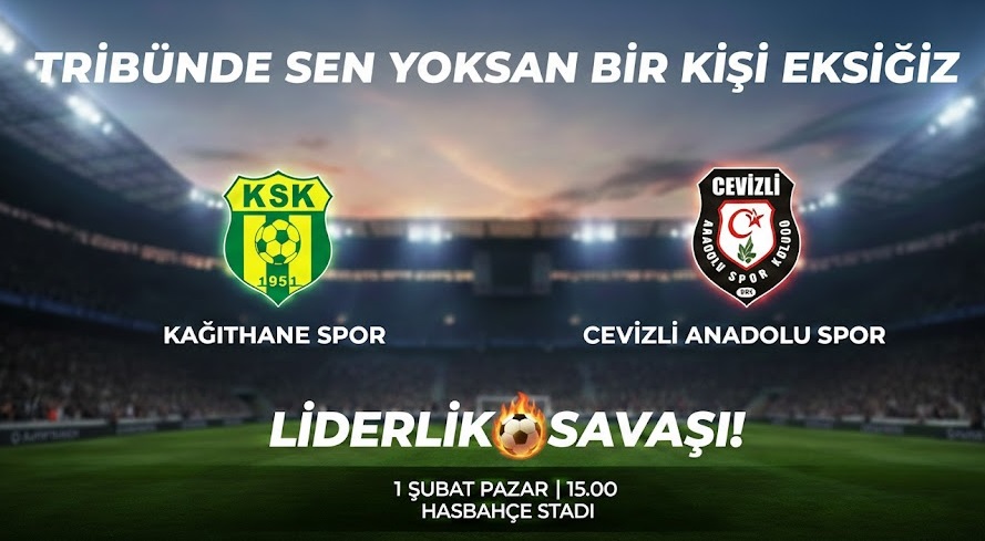 Başkan Evren Kalkan’dan Tüm Kağıthane’ye Çağrı: Pazar Günü Hasbahçe’de Buluşalım!
