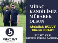 BULUT YAPI’dan Miraç Kandili Mesajı