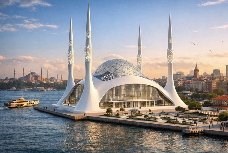 Kadıköy Sahilinin Çehresi Değişiyor! Kadıköy Rıhtım Cami Projesi Başlıyor