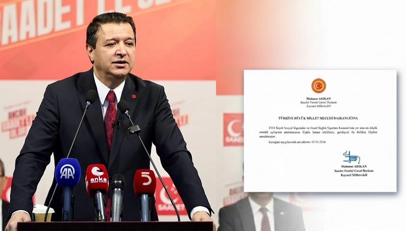 Saadet Partisi’nden Emekliler İçin Kritik Hamle: “En Düşük Emekli Maaşı Asgari Ücret Olsun”