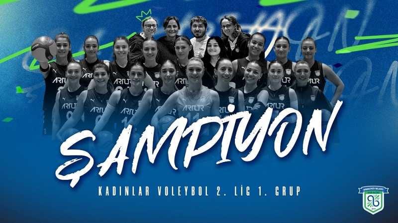 Arnavutköy Belediyespor Kadın Voleybol Takımı Şampiyon Oldu