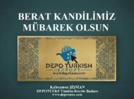 DEPOTUREX’ten Berat Kandili Mesajı