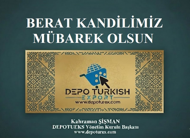 DEPOTUREX’ten Berat Kandili Mesajı