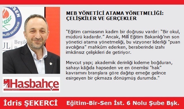 MEB YÖNETİCİ ATAMA YÖNETMELİĞİ: ÇELİŞKİLER VE GERÇEKLER