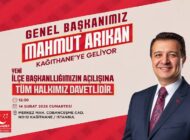 Saadet Partisi Genel Başkanı Mahmut Arıkan Kağıthane’ye Geliyor!