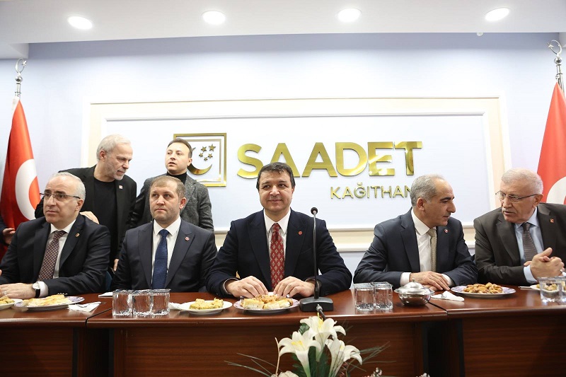 Saadet Partisi Kağıthane İlçe Başkanlığı Yeni Hizmet Binasına Kavuştu