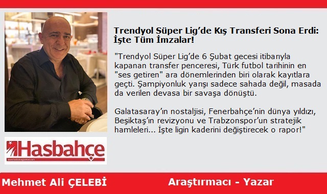 Trendyol Süper Lig’de Kış Transferi Sona Erdi: İşte Tüm İmzalar!