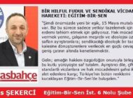 BİR HILFUL FUDUL VE SENDİKAL VİCDAN HAREKETİ: EĞİTİM-BİR-SEN