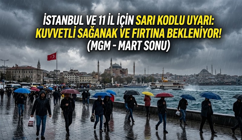 Mart Sonunda Kış Geri Döndü: 12 İl İçin Sarı Kodlu Uyarı