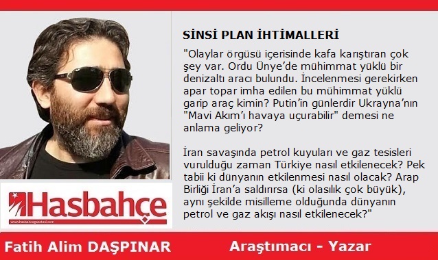 SİNSİ PLAN İHTİMALLERİ