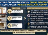 Yeditepe Üniversitesi’nden “İnanç Özgürlüğü” İddialarına Yanıt: “Asılsız ve Kabul Edilemez”